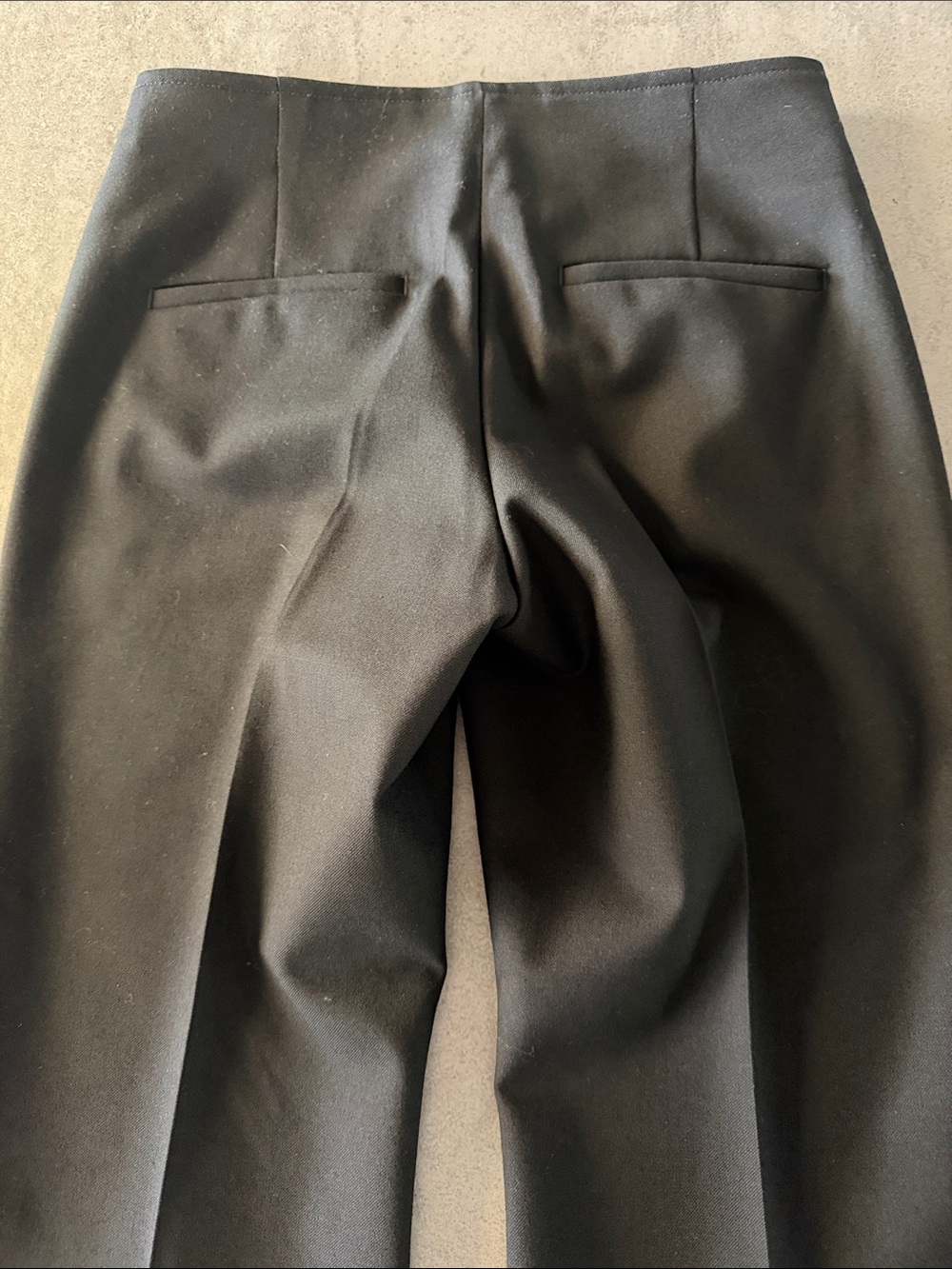 Banana Republic Mid- rise Flare Stretch Wool Blend Pant - Picture 10 of 12